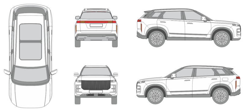 Jaecoo J7 2023 SUV Template