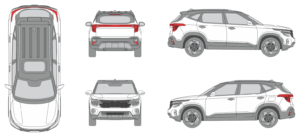 Kia Seltos US 2023 SUV Template