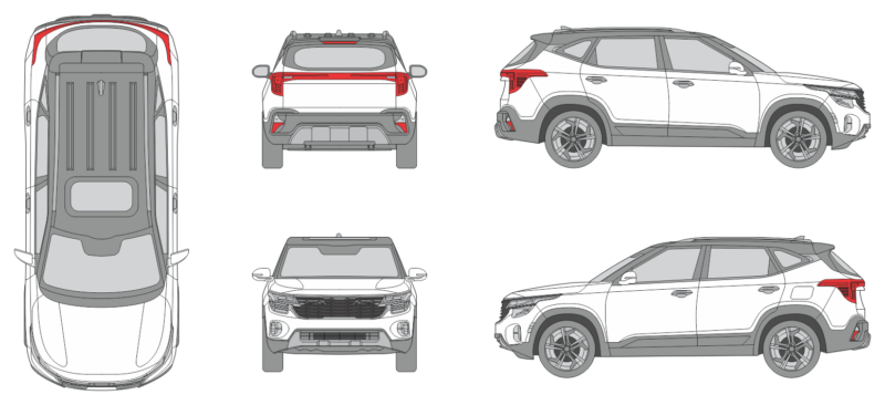 Kia Seltos US 2023 SUV Template