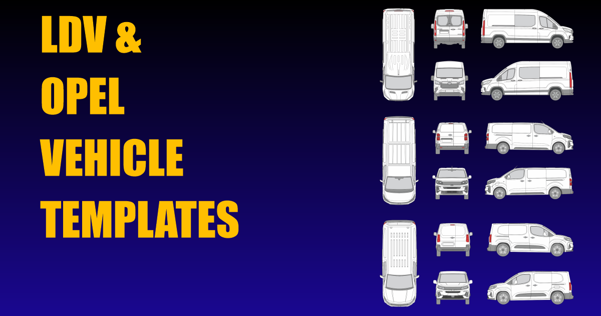 LDV and Opel Vehicle Templates Added