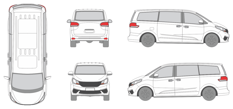 Maxus G10 2016 MPV Template