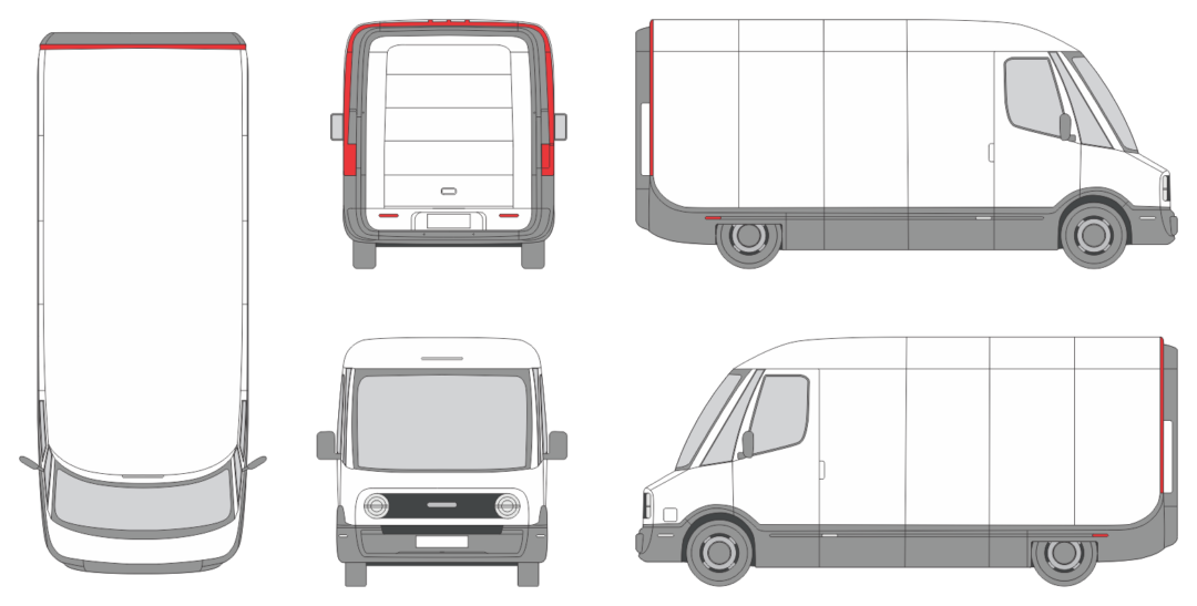 Rivian Amazon 2021 Van Template