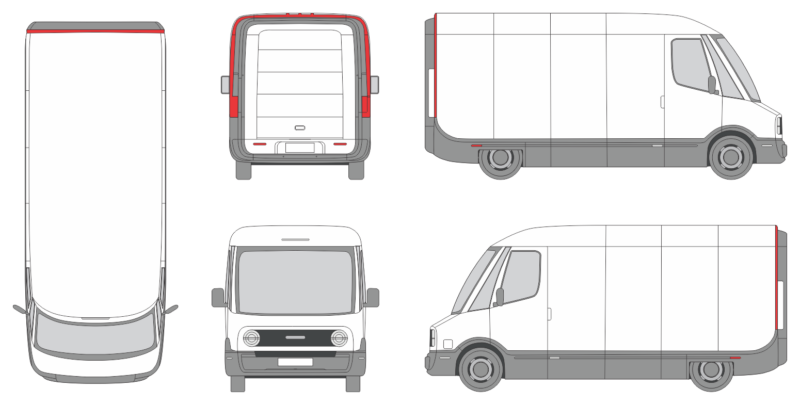 Rivian Amazon 2021 Van Template