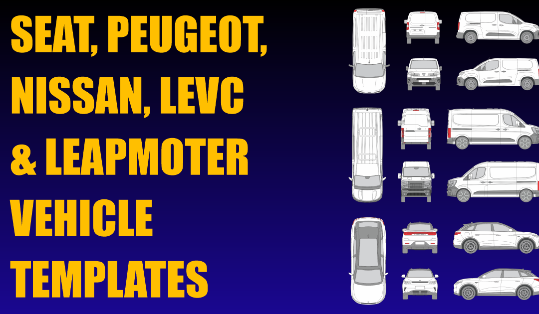 Seat, Peugeot, Nissan, LEVC and Leapmotor Vehicle Templates Added