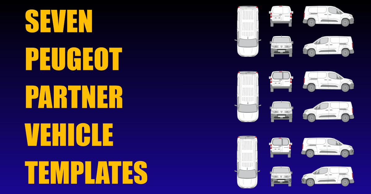 Seven Peugeot Partner Vehicle Templates Added