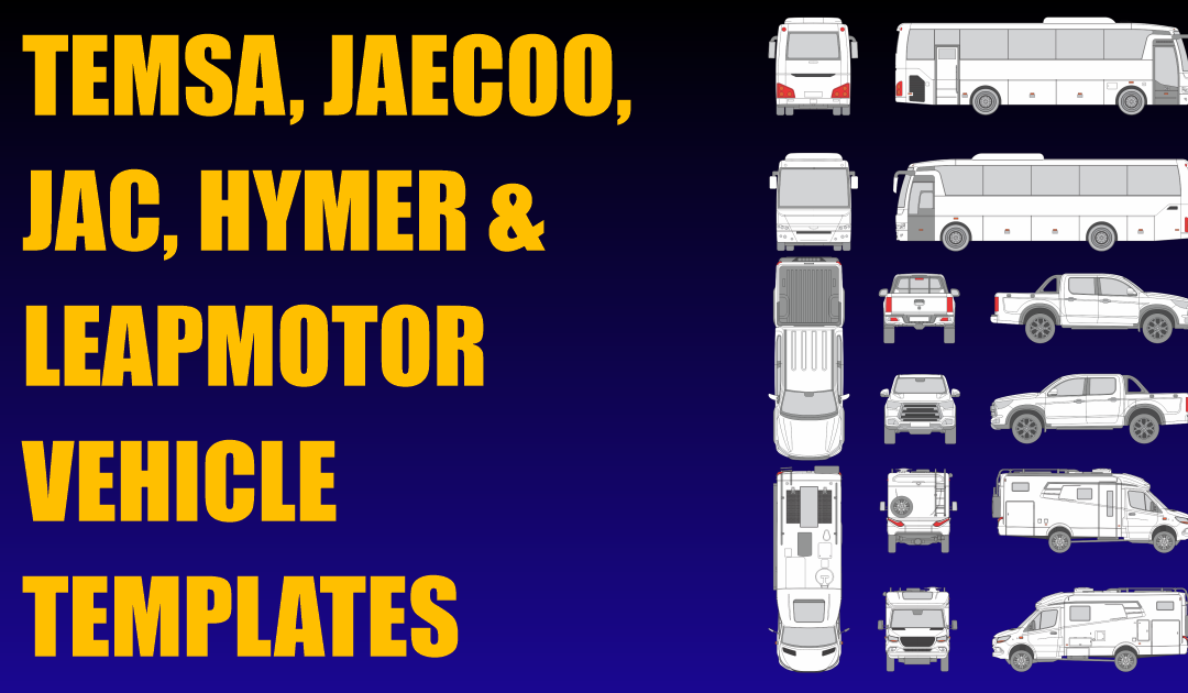 Temsa, Jaecoo, Jac, Hymer and Leapmotor Vehicle Templates Added