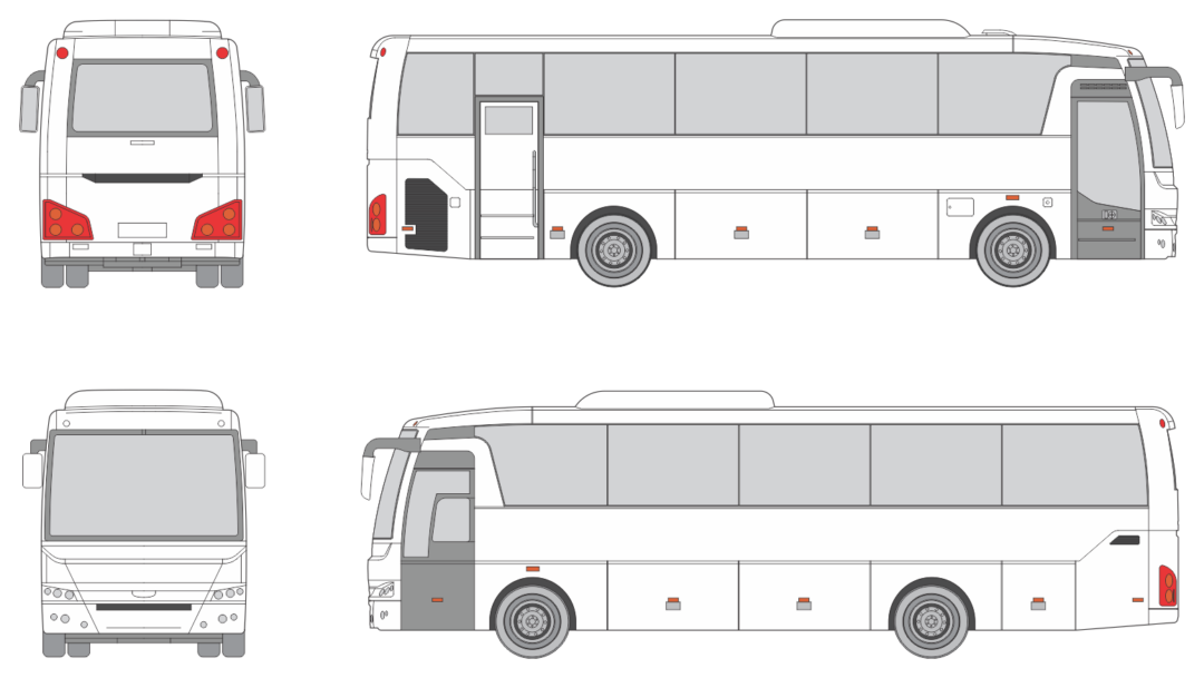 Temsa MD9 Electric City 2020 Bus Template