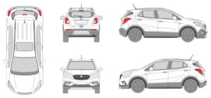 Vauxhall Mokka X 2016 SUV Template