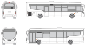 Wrightbus Streetlite 2017 Bus Template