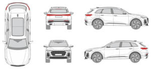 Audi Q5 2024 Car Template