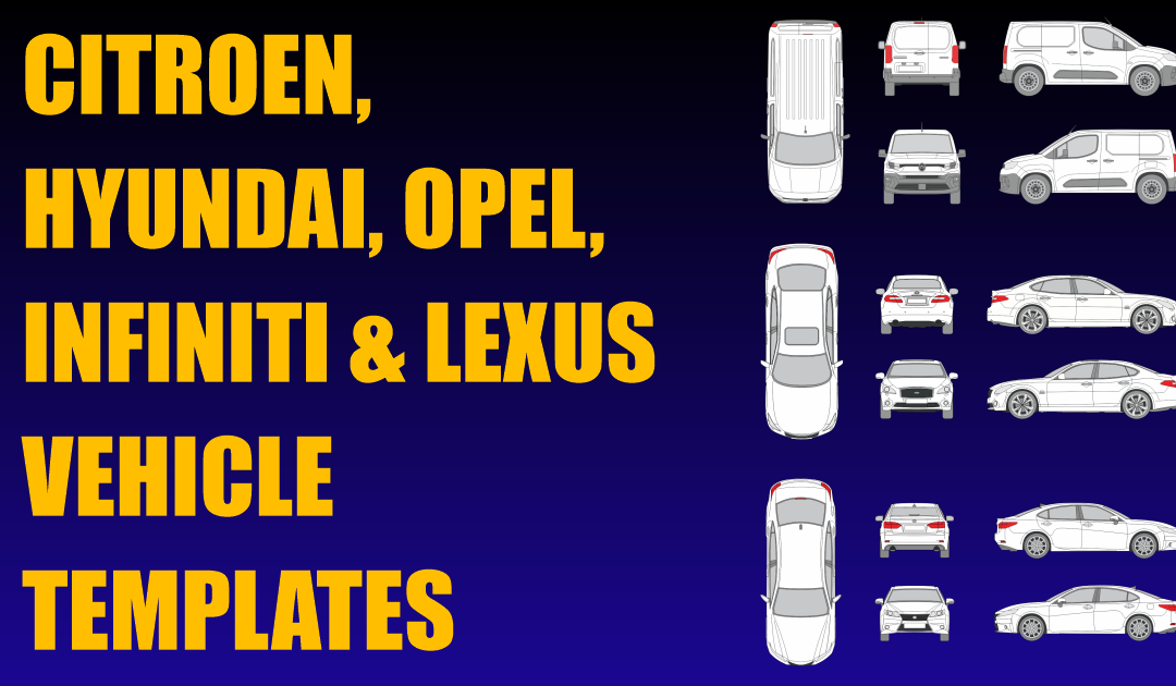 Citroen, Hyundai, Opel, Infiniti and Lexus Vehicle Templates Added