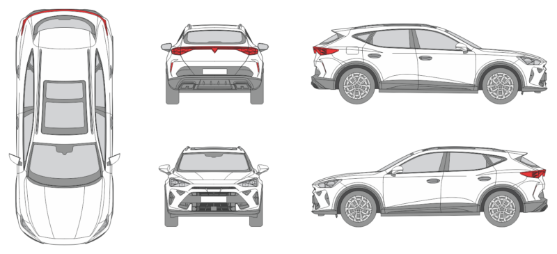 Cupra Formentor 2024 SUV Template