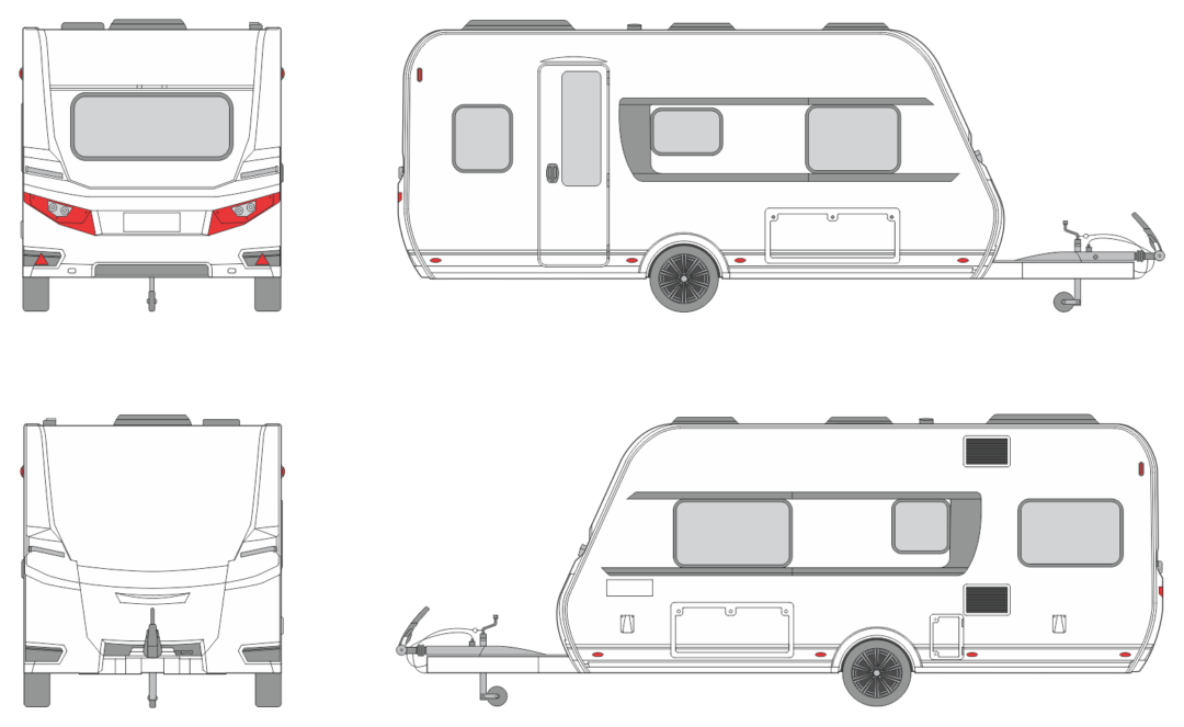 Dethleffs Aero 470 EL 2023 Camper Template