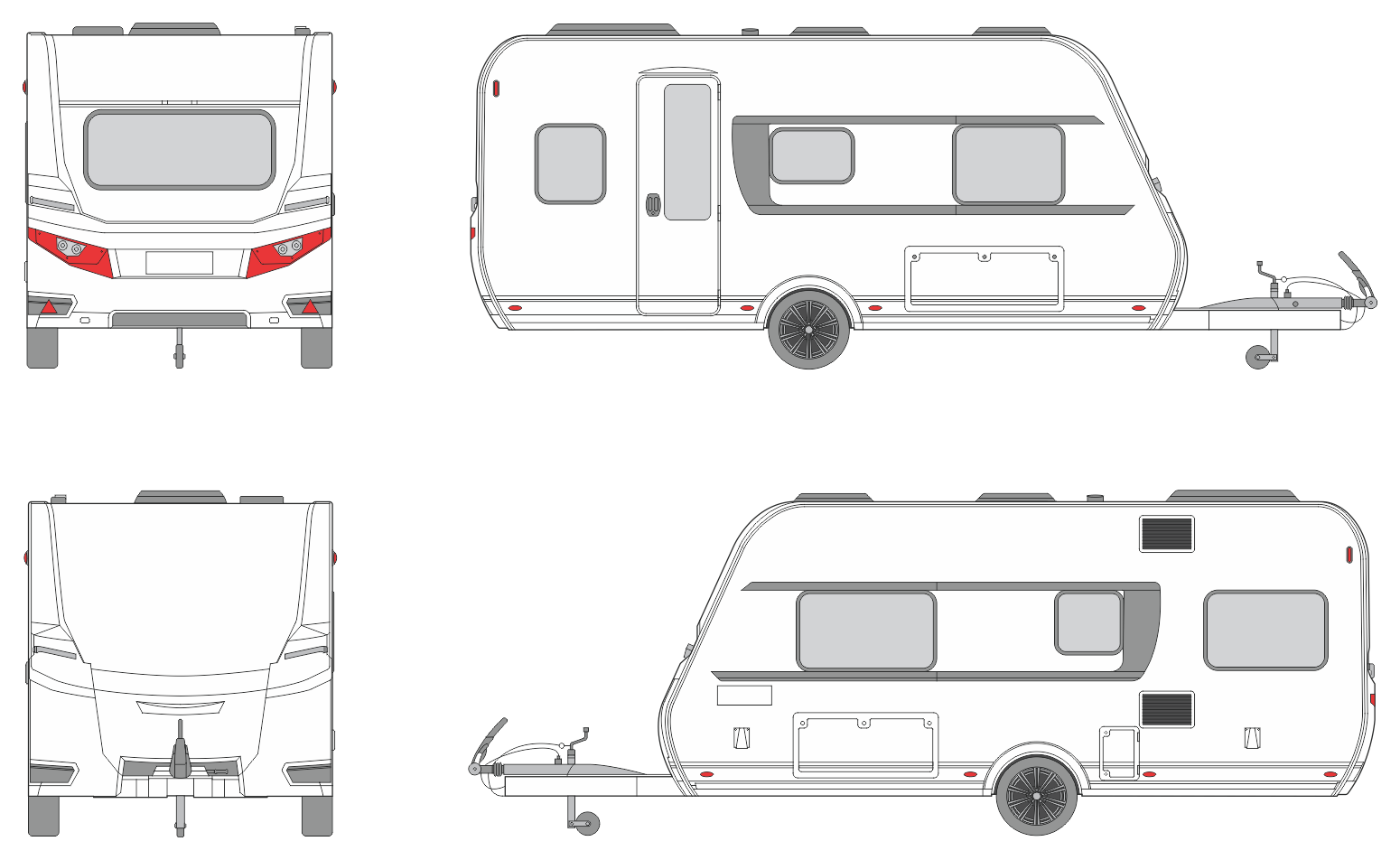 Dethleffs Aero 470 EL 2023 Camper Template