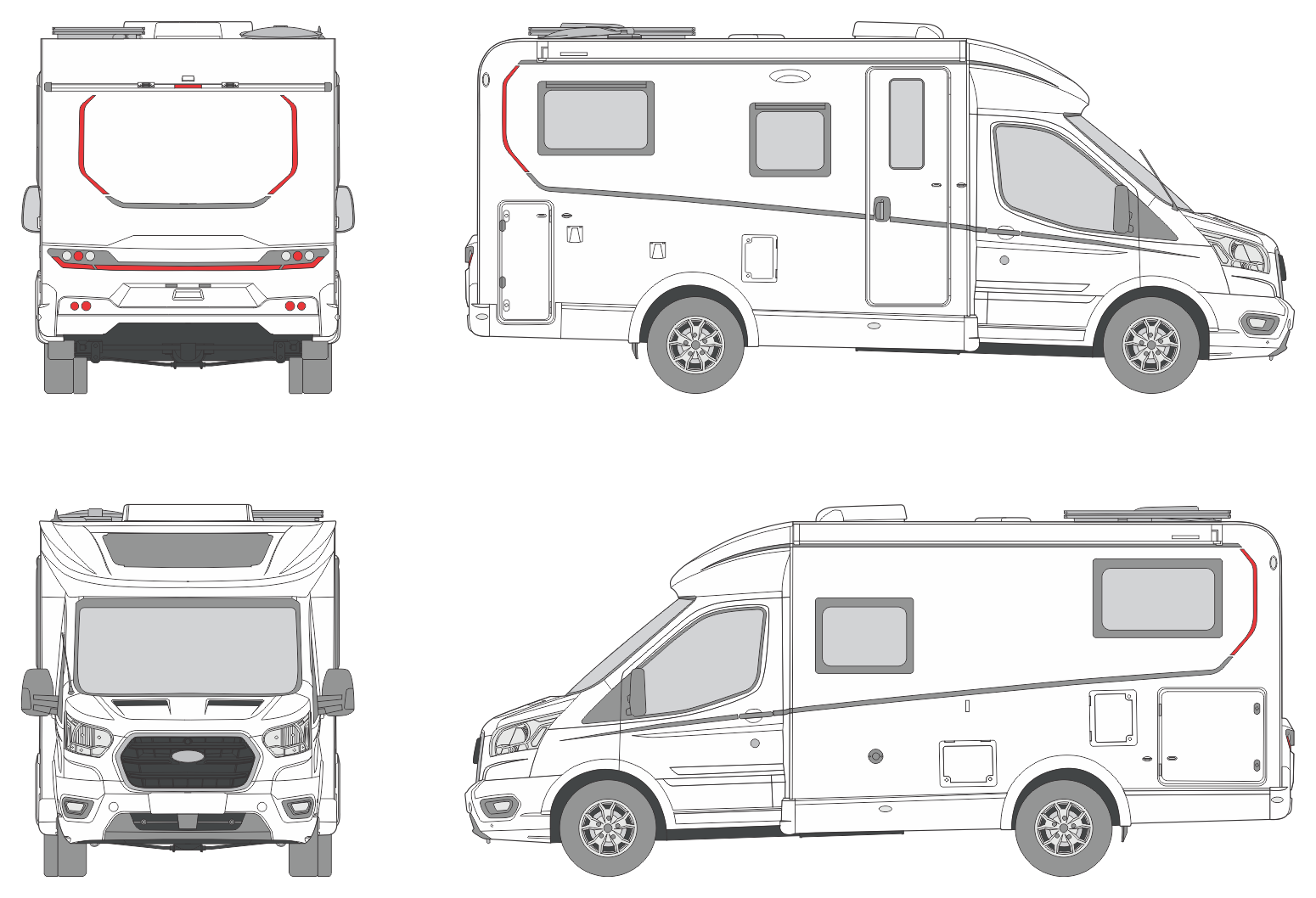 Dethleffs Globebus Go T 15 2023 Camper Template