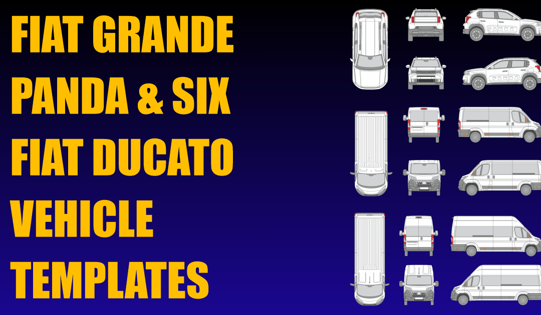 Fiat Grande Panda and Six Fiat Ducato Vehicle Templates Added