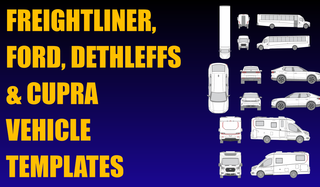 Freightliner, Ford, Dethleffs and Cupra Vehicle Templates Added