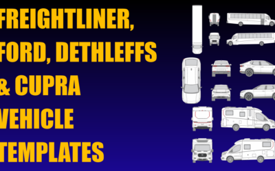 Freightliner, Ford, Dethleffs and Cupra Vehicle Templates Added