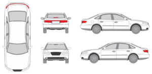 Hyundai Grandeur 2005 Car Template