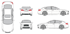 Infiniti M 2010 Car Template