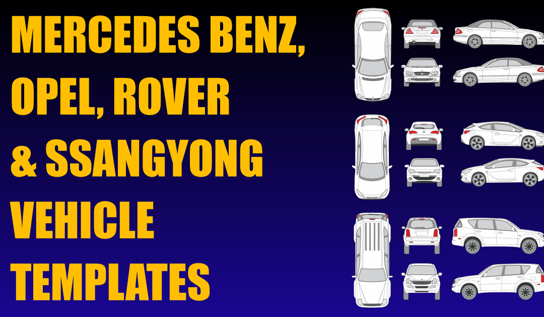 Mercedes Benz, Opel, Rover and Ssangyong Vehicle Templates Added