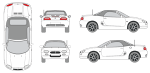 MG F 1995 Car Template