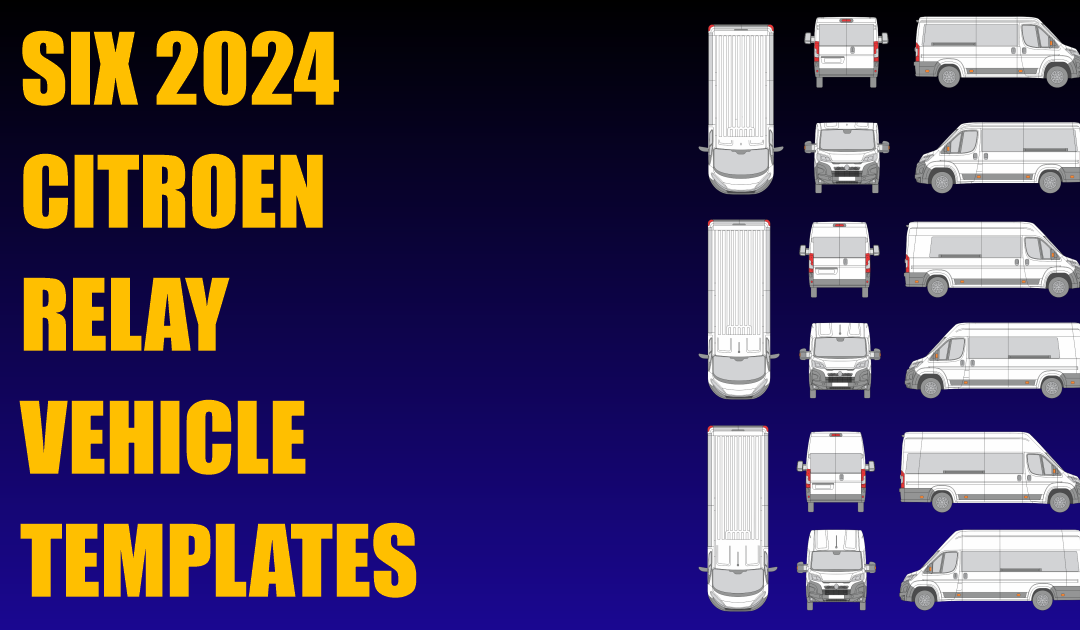 Six 2024 Citroen Relay Vehicle Templates Added