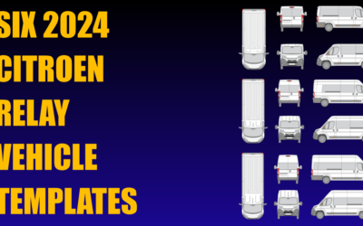 Six 2024 Citroen Relay Vehicle Templates Added