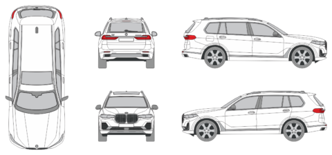 BMW X7 2019 - Vehicle Templates Unleashed