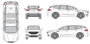 Buick Enclave 2018 SUV Template