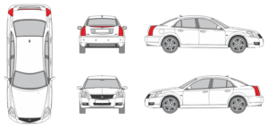 Cadillac BLS 2005 Car Template