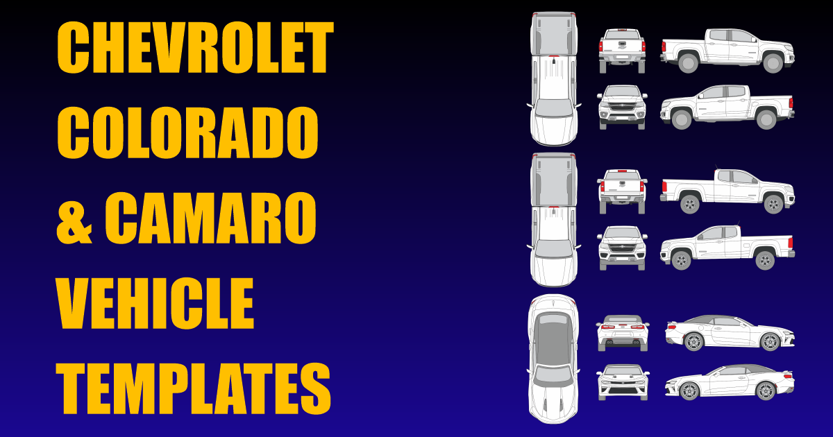 Chevrolet Colorado and Camaro Vehicle Templates Added