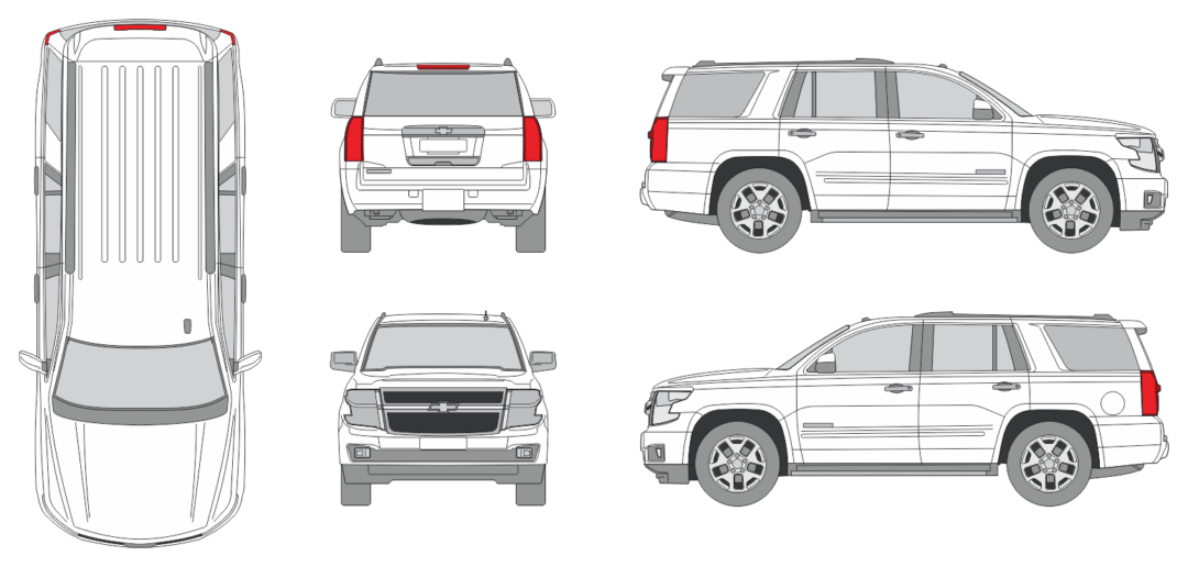 Chevrolet Tahoe 2015 SUV Template