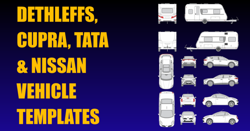 Dethleffs, Cupra, Tata and Nissan Vehicle Templates Added