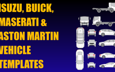 Isuzu, Buick, Maserati and Aston Martin Vehicle Templates Added