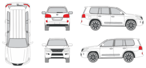 Lexus LX 2008 SUV Template