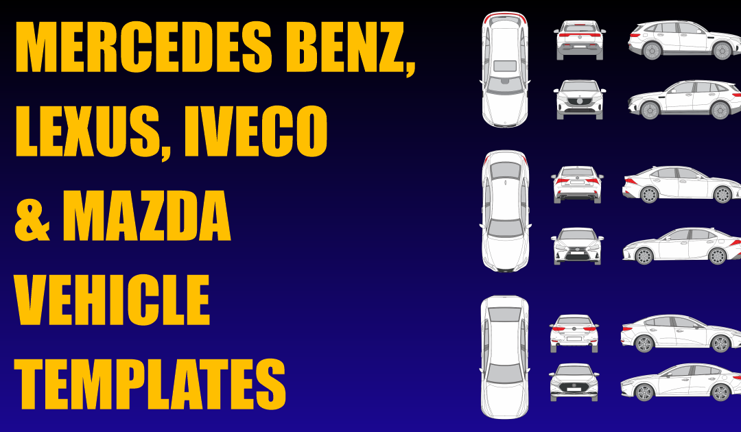 Mercedes Benz, Lexus, Iveco and Mazda Vehicle Templates Added