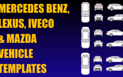 Mercedes Benz, Lexus, Iveco and Mazda Vehicle Templates Added