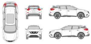 Nissan Murano 2015 Car Template