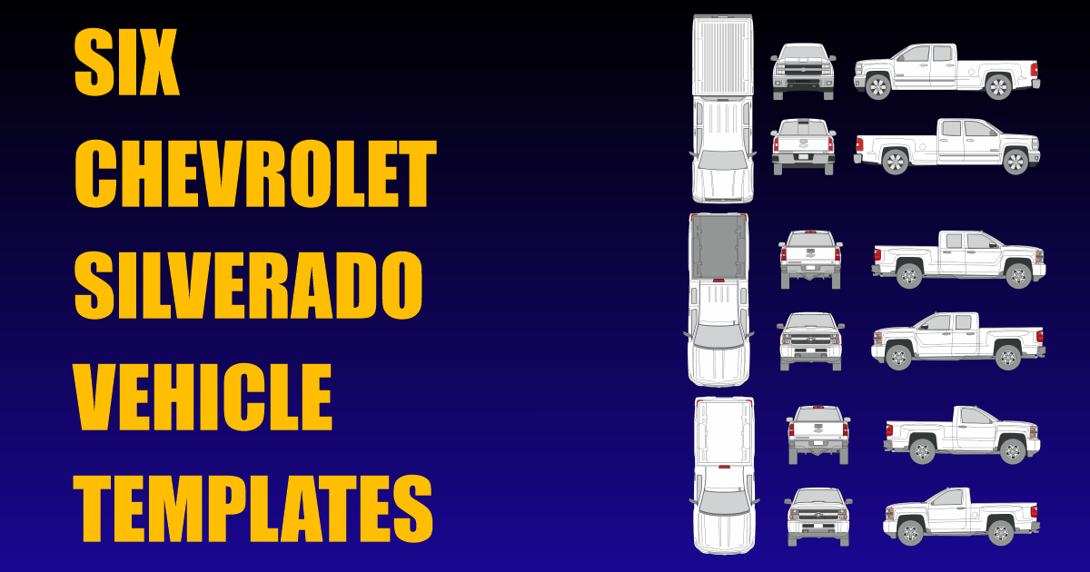 Six Chevrolet Silverado Vehicle Templates Added