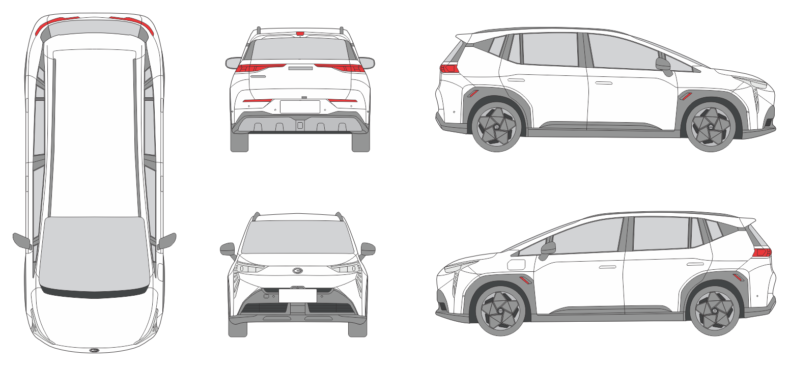 Aion Y 2024 SUV Template