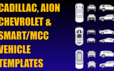 Cadillac, Aion, Chevrolet and Smart/MCC Vehicle Templates Added