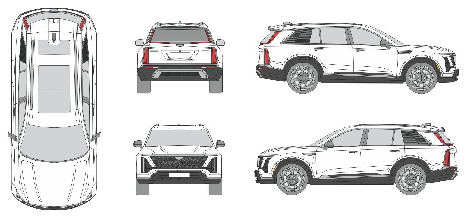 Cadillac Vistiq 2025 SUV Template