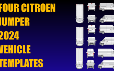 Four Citroen Jumper 2024 Templates Added
