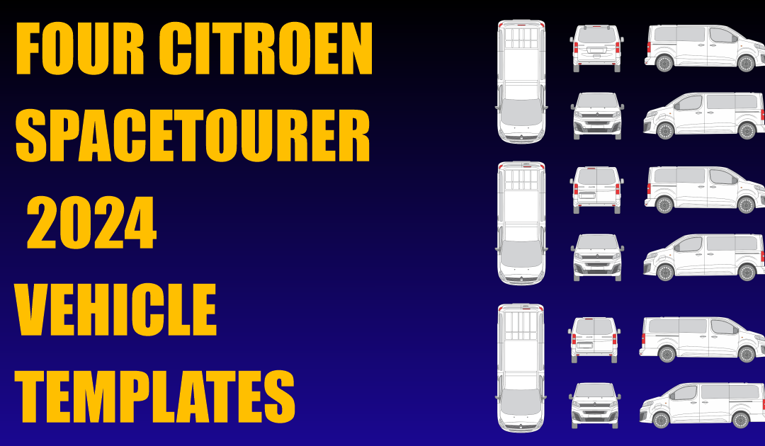 Four Citroen Spacetourer 2024 Vehicle Templates Added