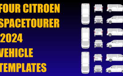 Four Citroen Spacetourer 2024 Vehicle Templates Added