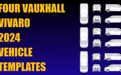 Four Vauxhall Vivaro 2024 Vehicle Templates Added