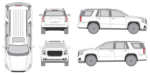 GMC Yukon 2015 SUV Template