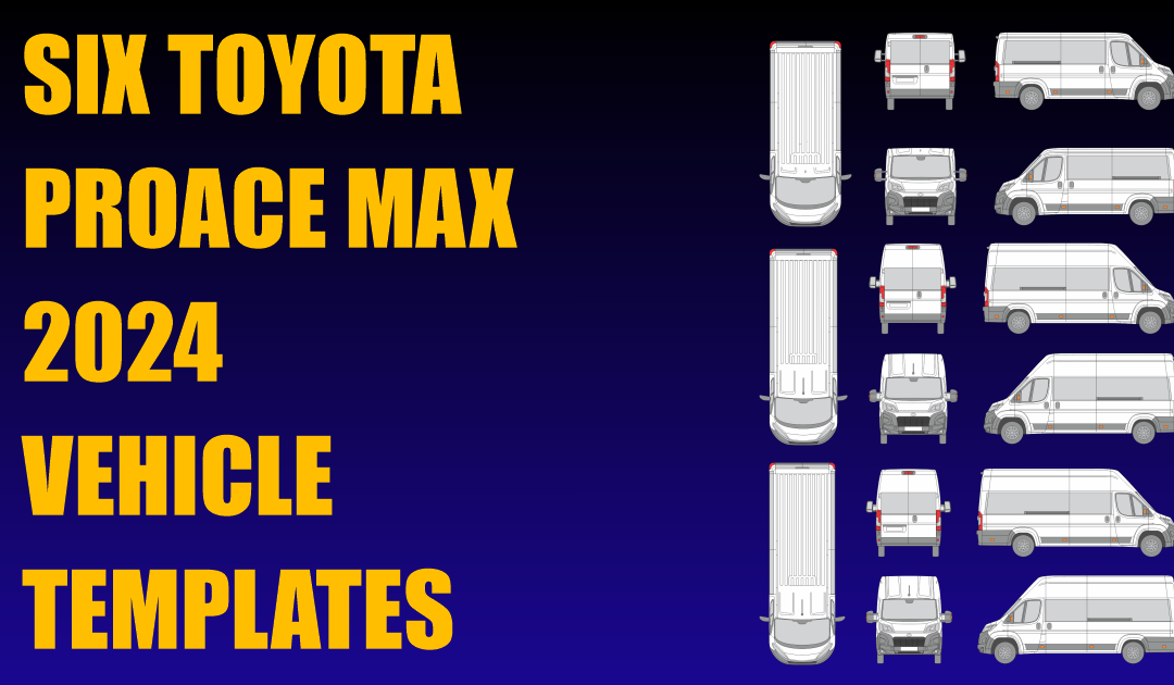 Six Toyota Proace Max 2024 Vehicle Templates Added