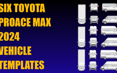 Six Toyota Proace Max 2024 Vehicle Templates Added